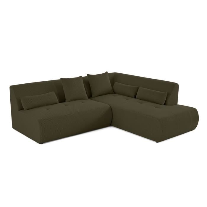 Produit similaire: Onyx - canapé modulable d'angle droit 5 places - en tissu mailles 3D - Vert