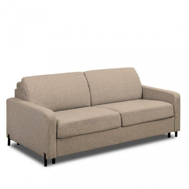 Produit similaire: Canapé convertible express 140 HAMBOURG matelas 20 cm sommier lattes Microtweed Enjoy beige