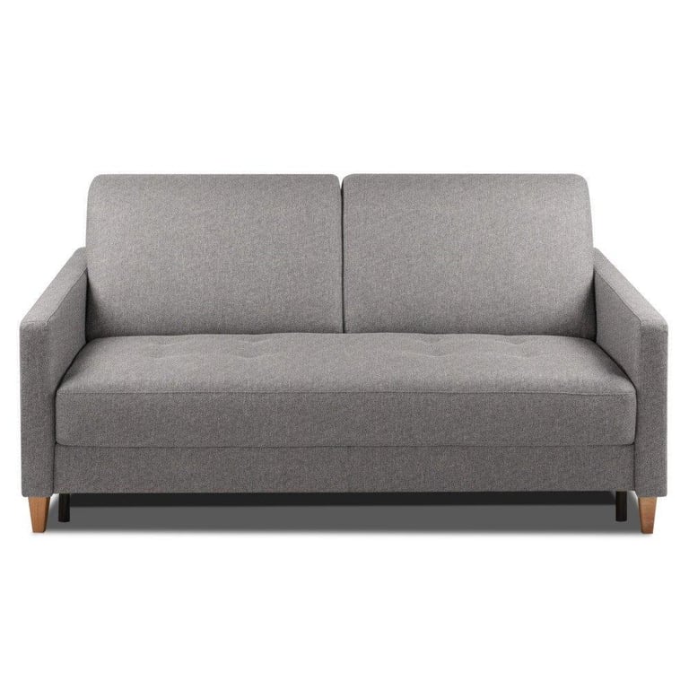 Produit similaire: Canapé convertible OGGETTO matelas 16 cm système express sommier lattes 160cm RENATONISI tweed gris clair