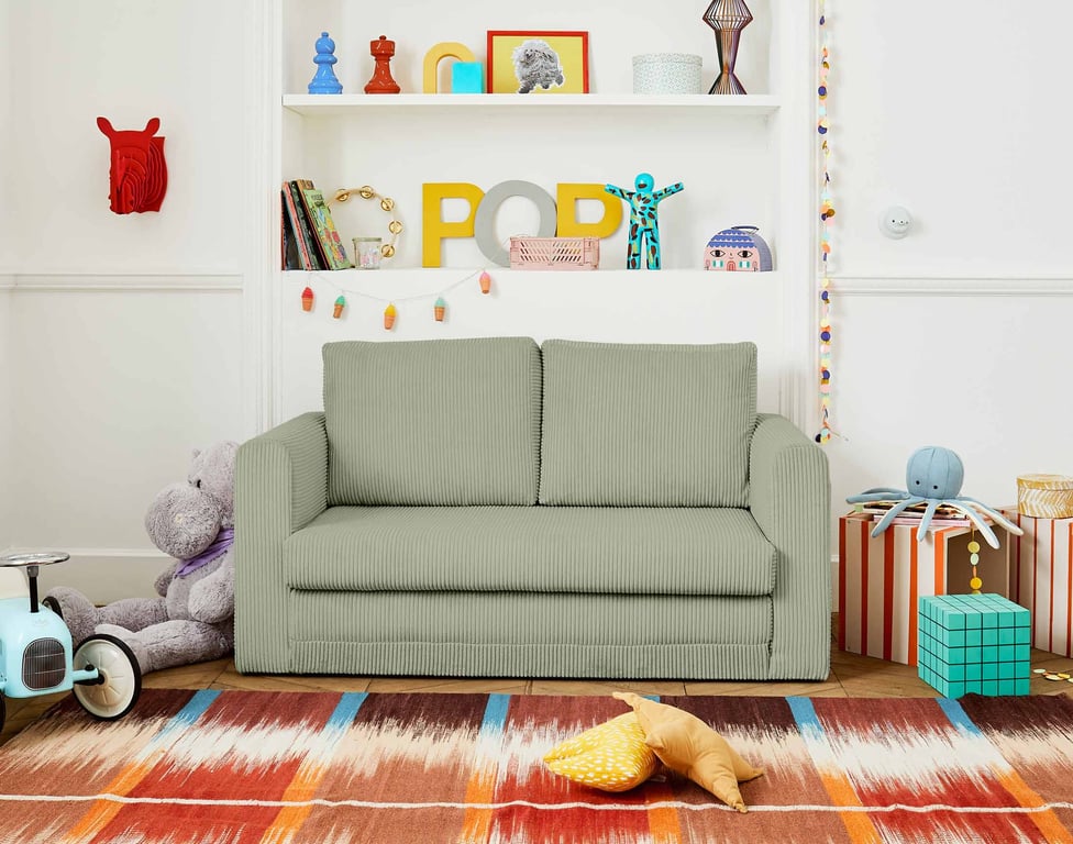 Produit similaire: marilia - Canapé convertible velours côtelé Vert