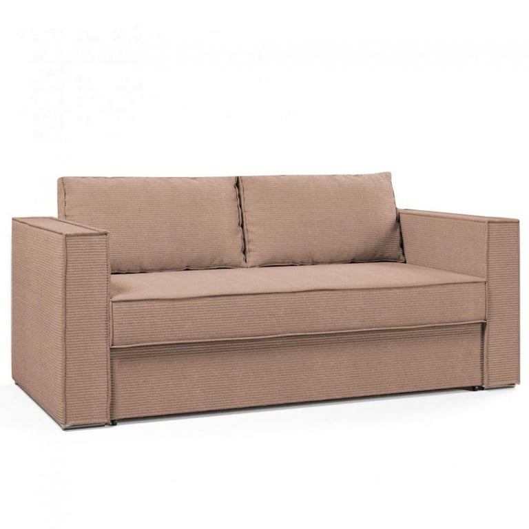 Produit similaire: Canapé convertible express 160 CANNES matelas 16 cm sommier métal velours côtelé lavande