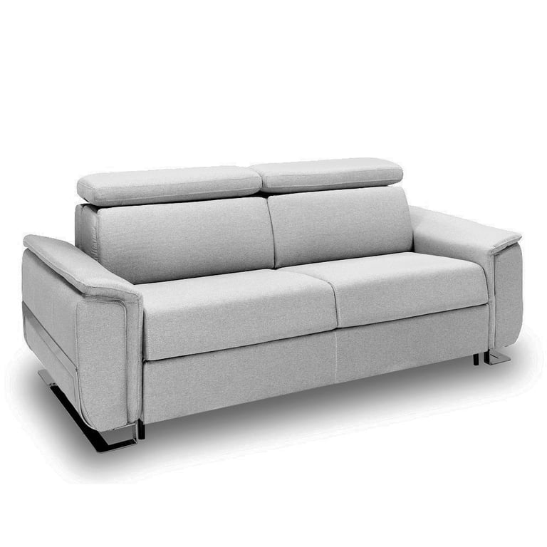 Produit similaire: Canapé convertible express REAUMUR 140cm matelas 16cm pieds luge nabucka gris clair