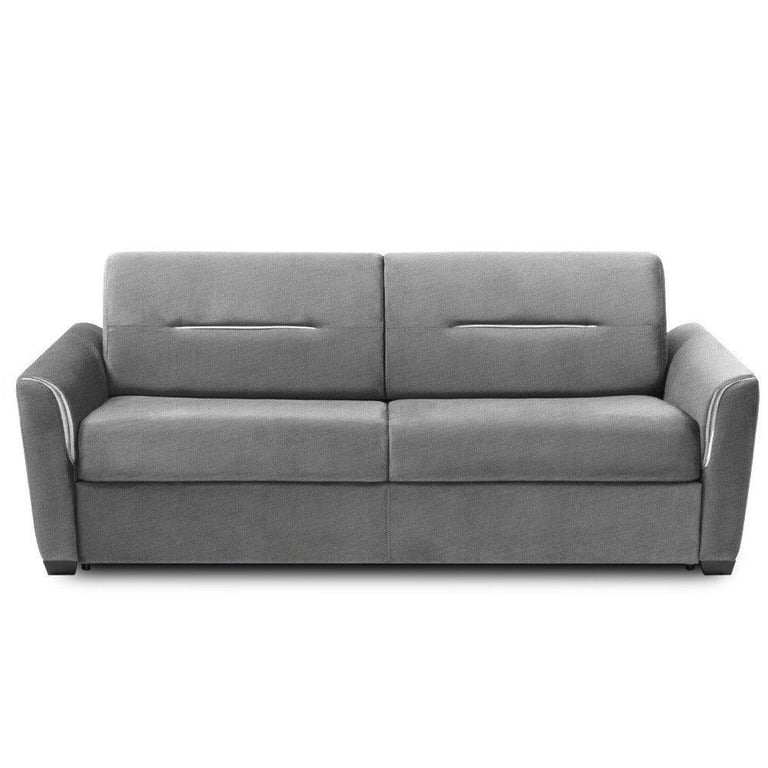Produit similaire: Canapé GRANDIOSE convertible CanapExpress matelas mémory 22 cm sommier lattes 140 cm tissu tweed gris
