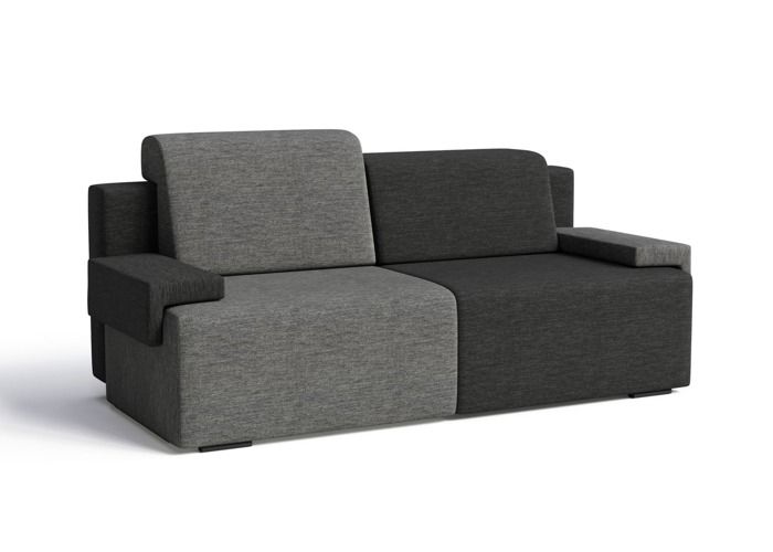 Produit similaire: Canapé-lit Hook, Canapé-lit à Ressorts Ensemblee, avec Fonction lit, Sommeil et Coffre de lit - Gris foncé + Noir (Diosa 89+99)