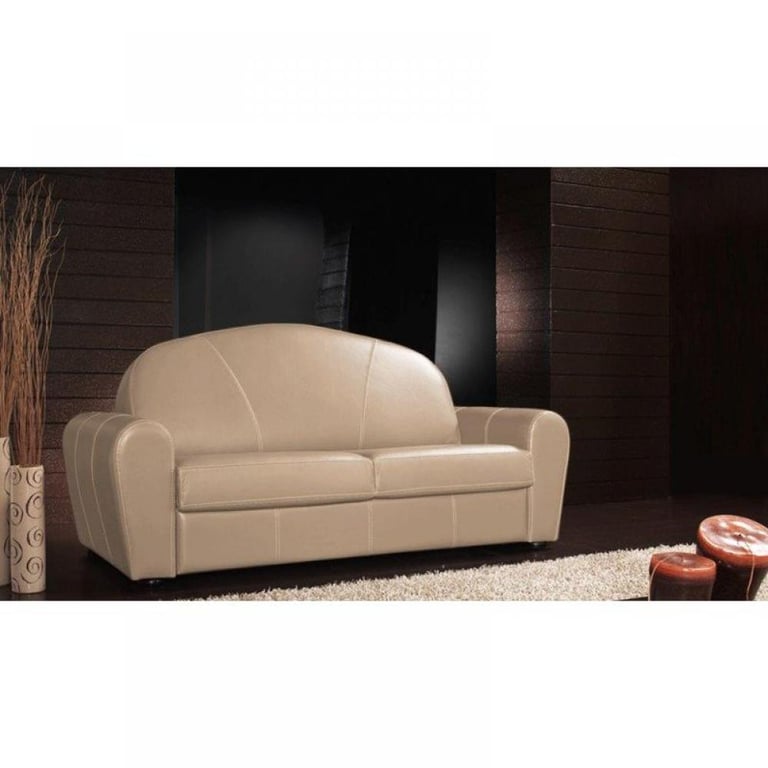 Produit similaire: Canapé lit CLUB DELUXE convertible EXPRESS 140cm cuir beige matelas 16 cm