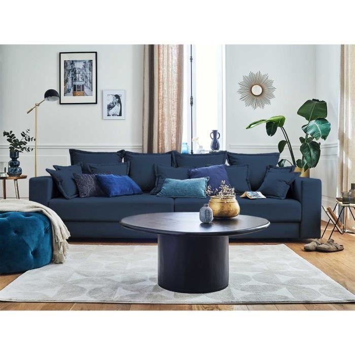 Produit similaire: Canapé Lys - 4 places - Tissu - Bleu Ardoise