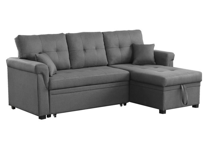 Produit similaire: TORONTO - Canapé d'angle convertible gris clair