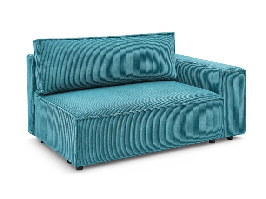 Produit similaire: Chauffeuse 2 places avec accoudoir pour canapé modulable NIHAD tissu velours côtelé bleu clair angle droit BOBOCHIC 2 places