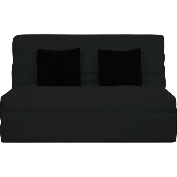 DUNLOPILLO Banquette BZ 2 places - Noir - RÊVEUR
