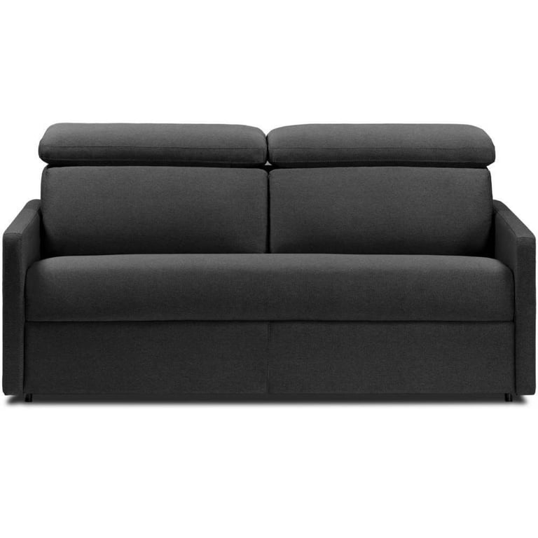 Produit similaire: Canapé convertible LUXIA matelas 16cm système express sommier lattes 120cm Microfibre graphite
