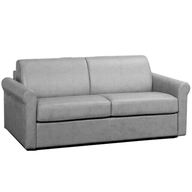Produit similaire: Canapé lit 3 places ROMANTICO convertible EXPRESS sommier lattes 140 cm polyuréthane gris clair matelas 16 cm