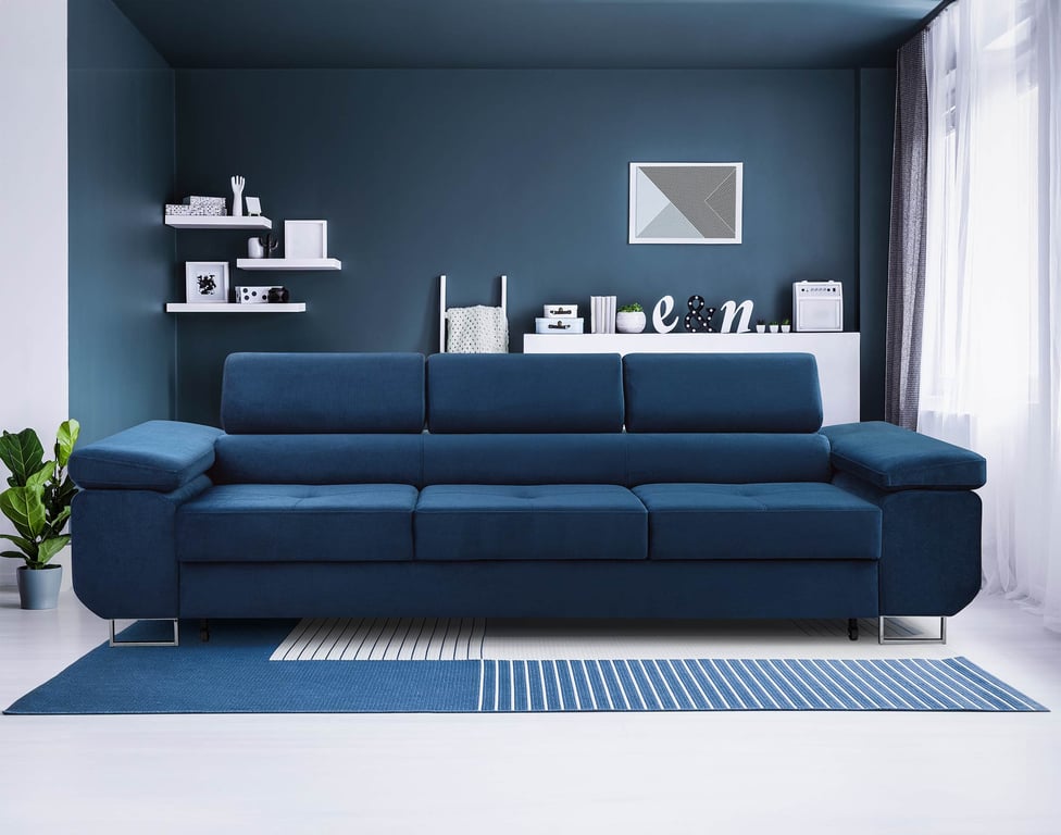 Produit similaire: pablo - Canapé velours côtelé Bleu