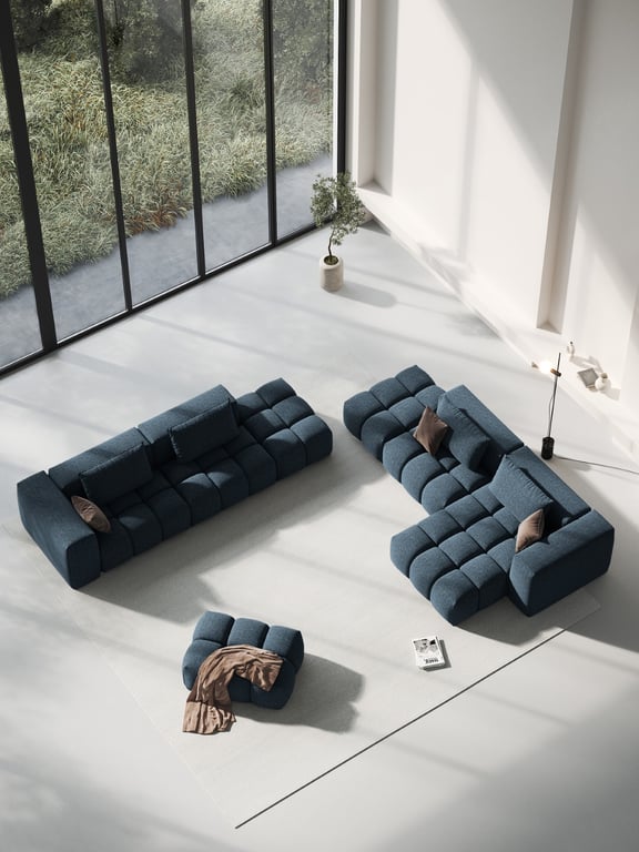 Produit similaire: Lorella - Canapé tweed Bleu