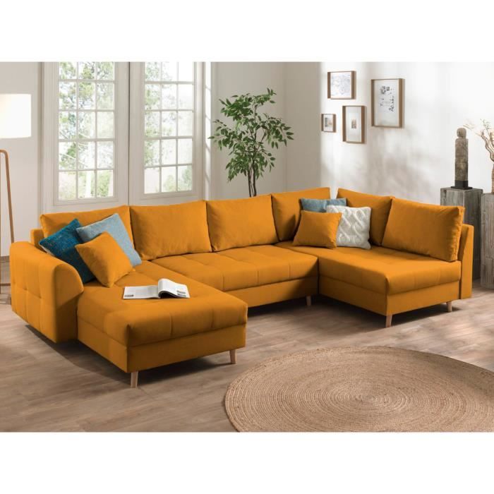 Produit similaire: Rune - canapé panoramique - 7 places - style scandinave - droit