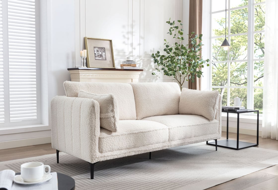 Produit similaire: NUUK - Canapé bouclette Blanc