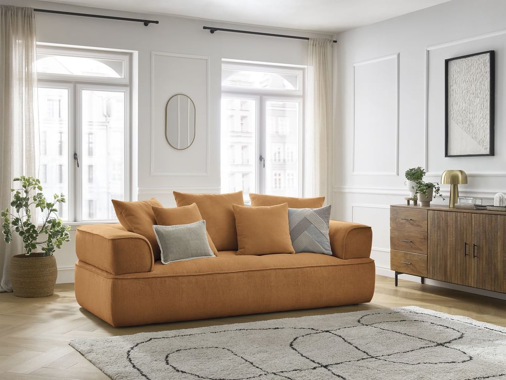 Produit similaire: Canapé droit fixe 3 places WHESLEY jaune BOBOCHIC