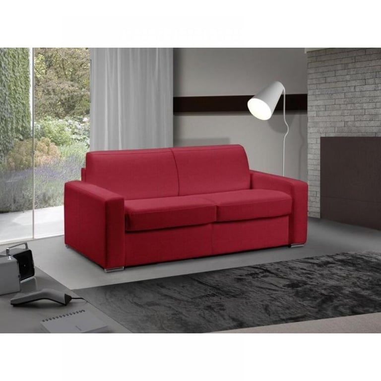 Produit similaire: Canapé MASTER express matelas 18 cm sommier lattes RENATONISI XXL 180 cm tweed rouge