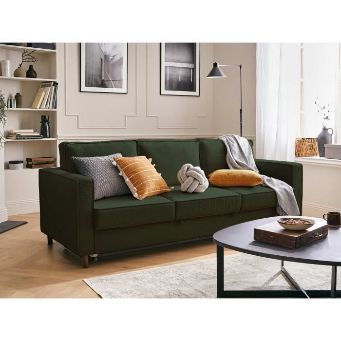 Produit similaire: Jake - canapé 3 places - convertible - en velours côtelé