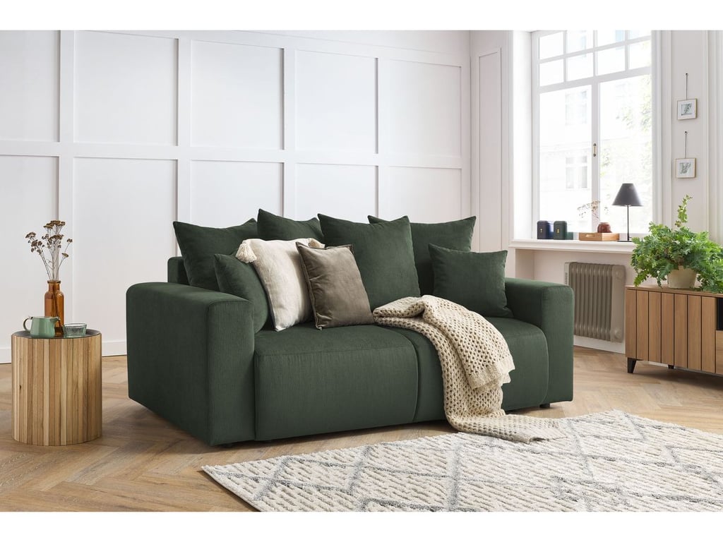 Produit similaire: Canapé droit fixe 2 places ENVY velours côtelé vert BOBOCHIC