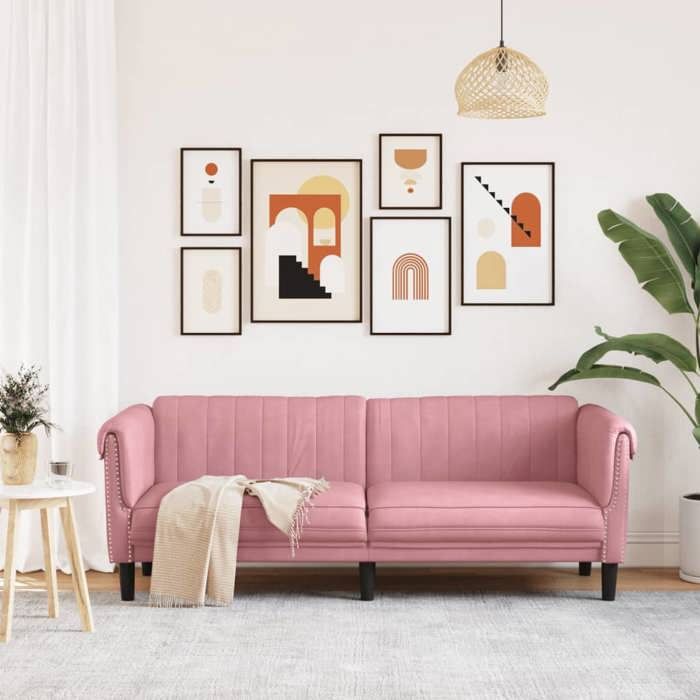 Produit similaire: Sofa droit fixe - Clic Clac Canapé à 3 places - NEUF - rose velours CA4372291