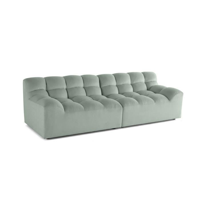 Produit similaire: Napoli - canapé droit 4 places - en velours - Bleu