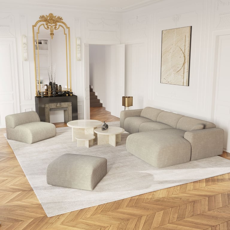 Produit similaire: myra - Canapé velours Beige