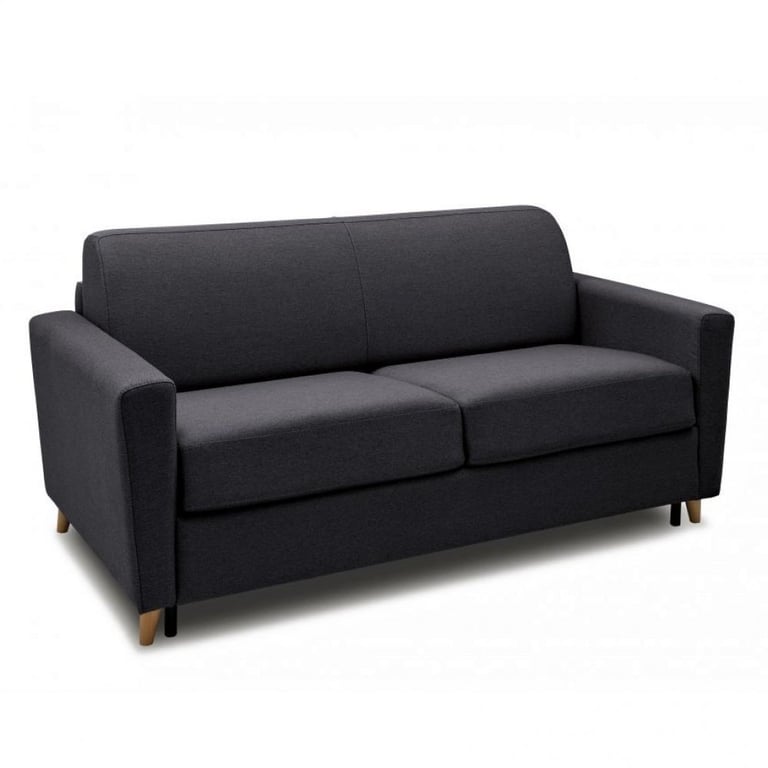 Produit similaire: Canapé VIRGOLA convertible express matelas 16 cm sommier métal 140 cm Tissu Gris anthracite