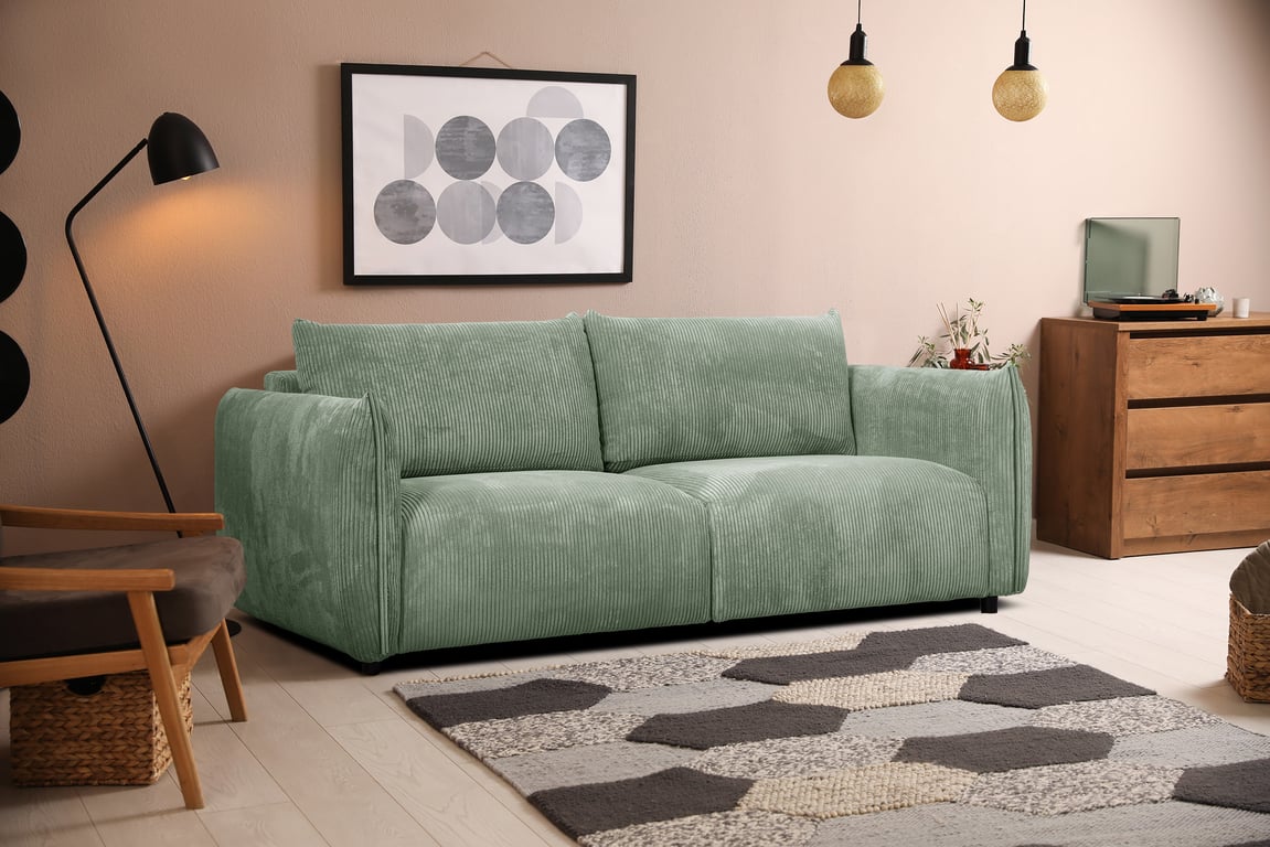 Produit similaire: Canapé Tauer velours côtelé Vert