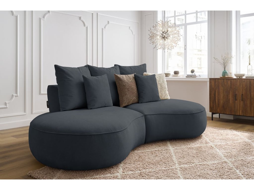 Produit similaire: Canapé droit fixe 3 places SAINT-GERMAIN tissu texturé gris foncé BOBOCHIC