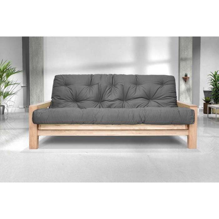 Produit similaire: canapé lit Vienna, LIT futon Gris, 207 x 100 x 30 cm