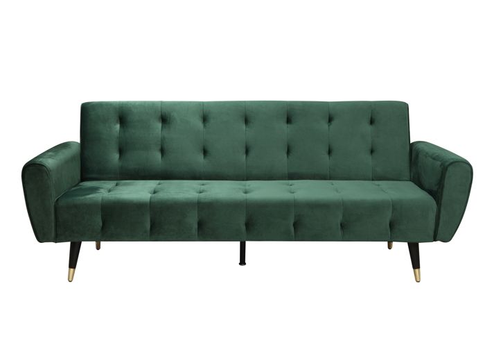 Produit similaire: Ontario Velours Vert - Canapé convertible 3 places vert