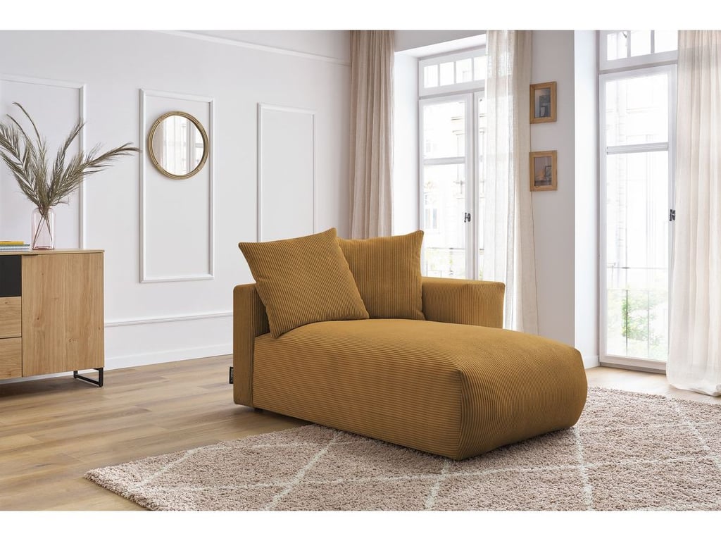 Produit similaire: Méridienne avec accoudoir pour canapé modulable VOLTAIRE jaune angle droit BOBOCHIC 1 places