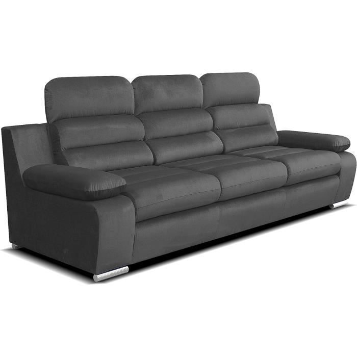 Produit similaire: Robin Canapé 3 Places - Design Moderne avec Accoudoirs et Dossiers Coussinés - Confort et Élégance pour Votre Salon - Anthracite