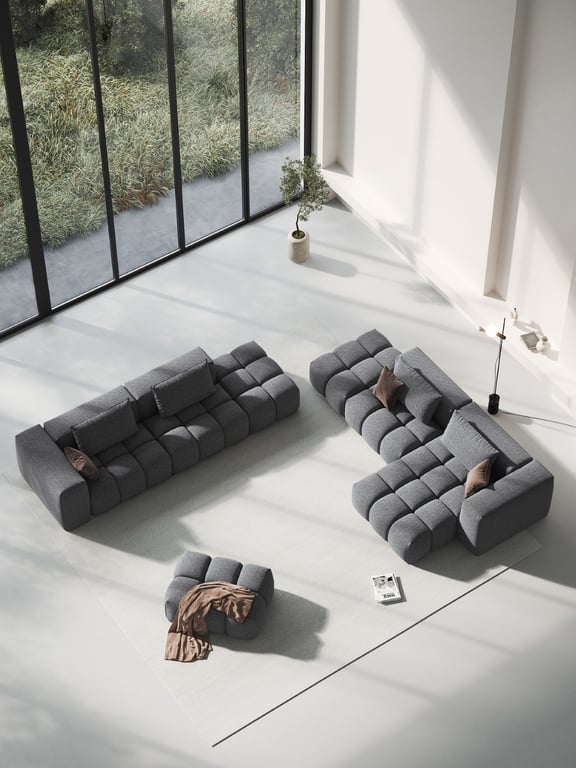 Produit similaire: Lorella - Canapé tweed Gris