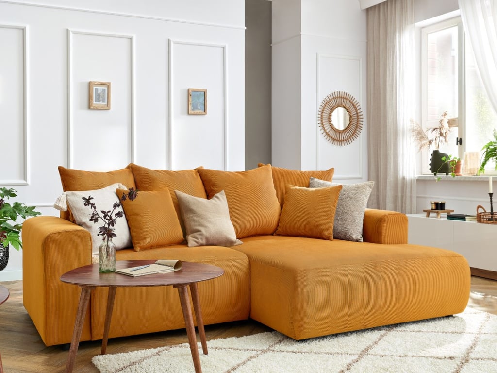 Produit similaire: Canapé Enjoy angle 3 places velours côtelé jaune