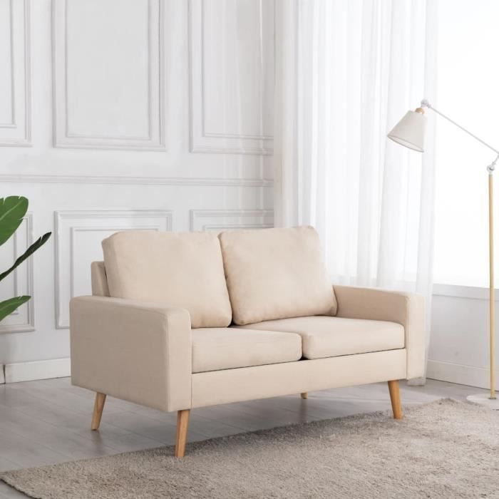 Produit similaire: Canapé 2 personnes Sofa - JUNE SALE® - DIVAN - Tissu crème - Contemporain Design