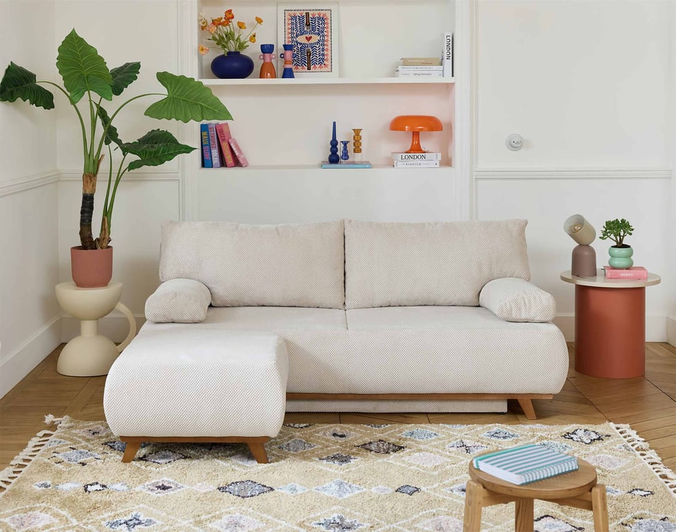 Produit similaire: cristal - Canapé convertible Beige