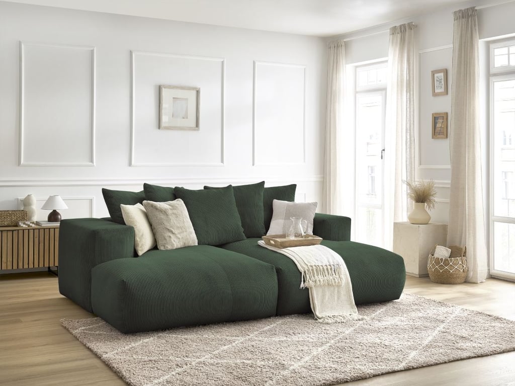 Produit similaire: Canapé droit fixe 4 places VOLTAIRE assise profonde vert BOBOCHIC