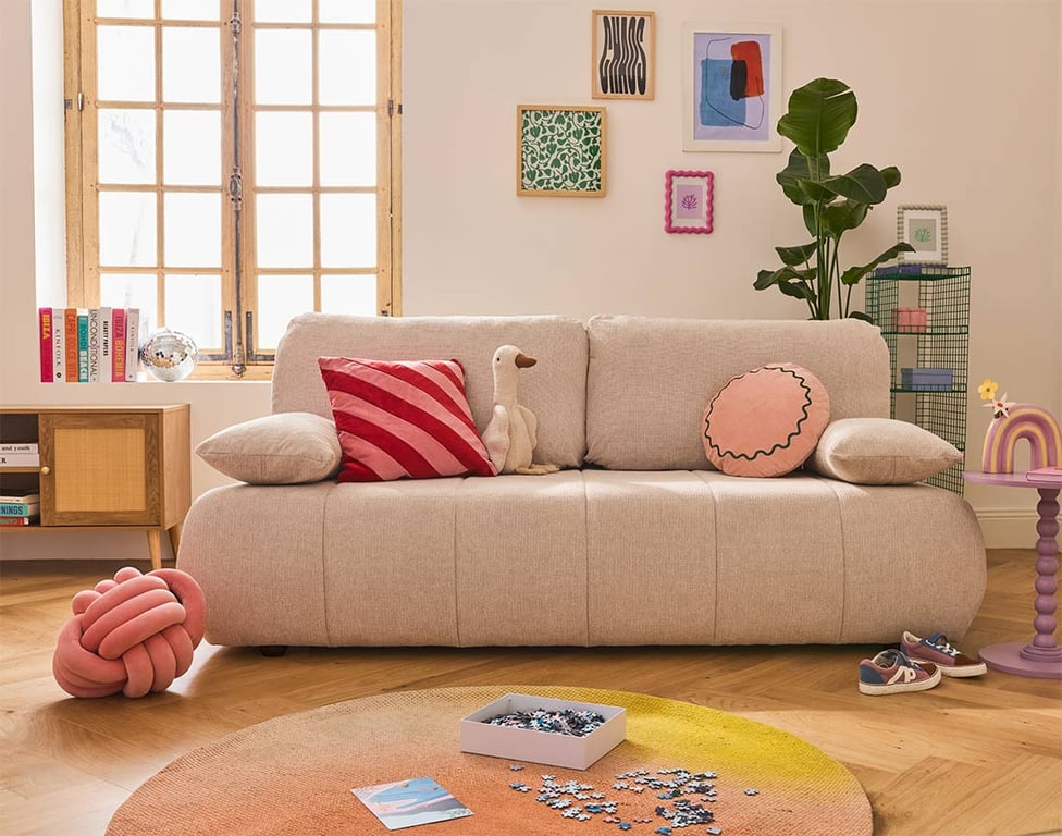 Produit similaire: Harper - Canapé convertible Beige