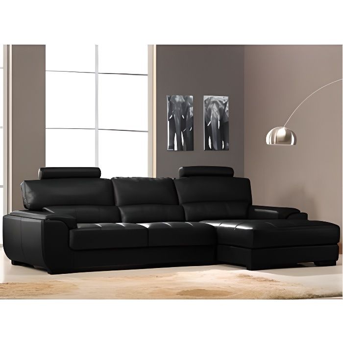 Produit similaire: Canapé d'angle en cuir METROPOLITAN II - Noir - Angle droit - Salon d'angle METROPOLITAN II en cuir