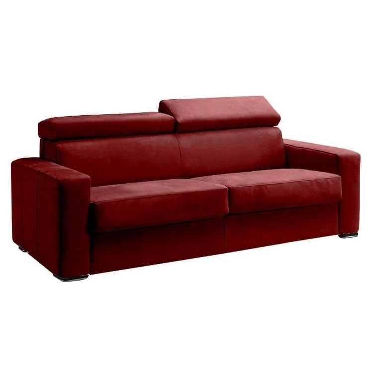 Produit similaire: MELBOURNE - Canapé convertible velours rouge