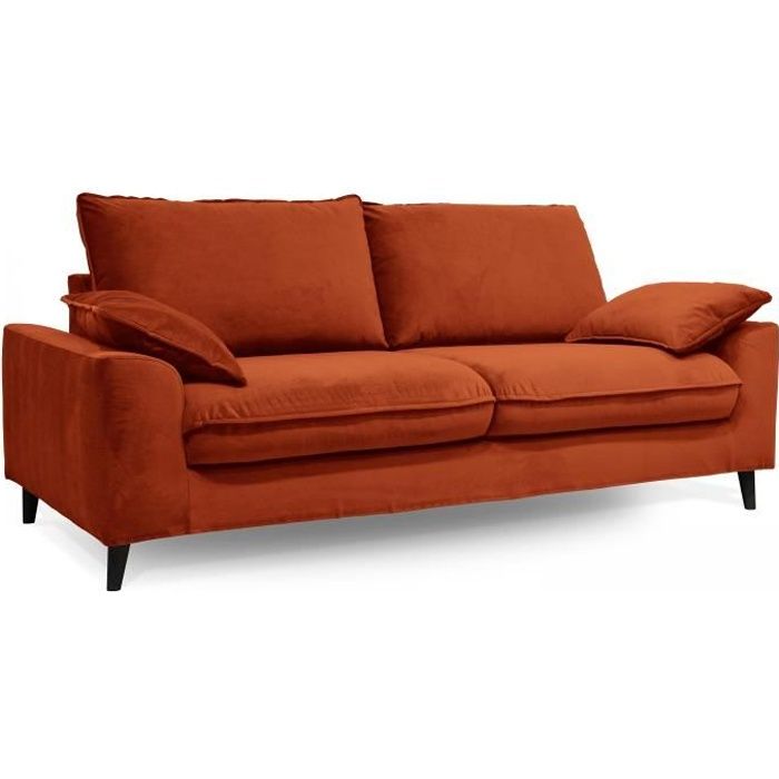 Produit similaire: Canapé en velours 3 places Rouille