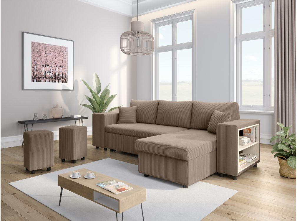 Produit similaire: mady - Canapé convertible Marron