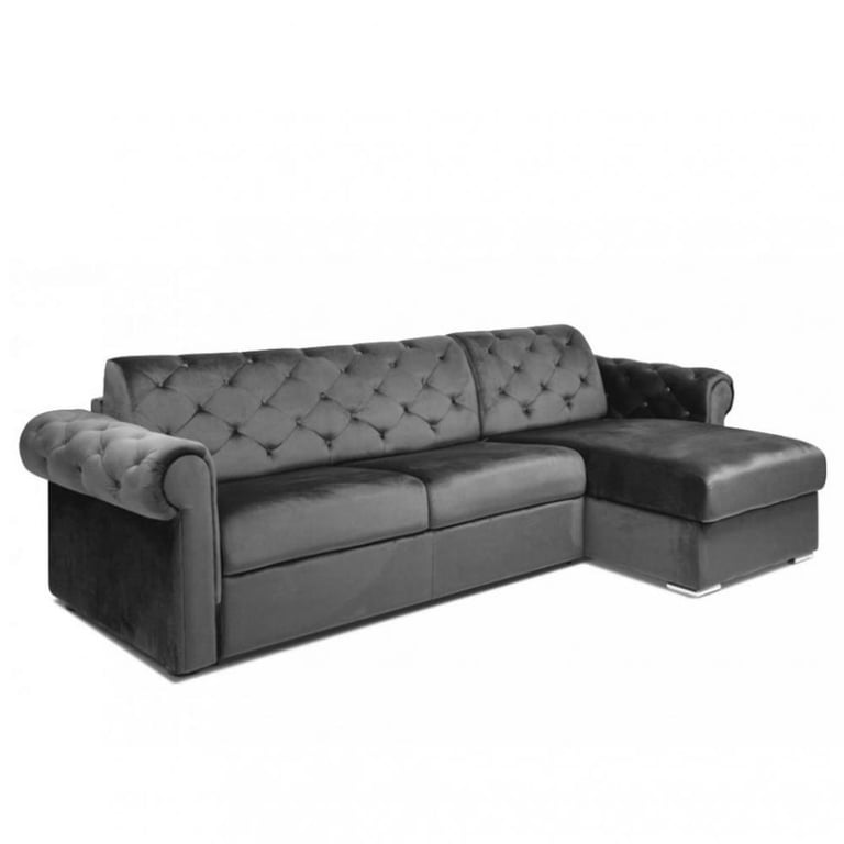 Produit similaire: Canapé d'angle réversible CHESTERFIELD convertible EXPRESS sommier lattes 140 cm matelas 16 cm