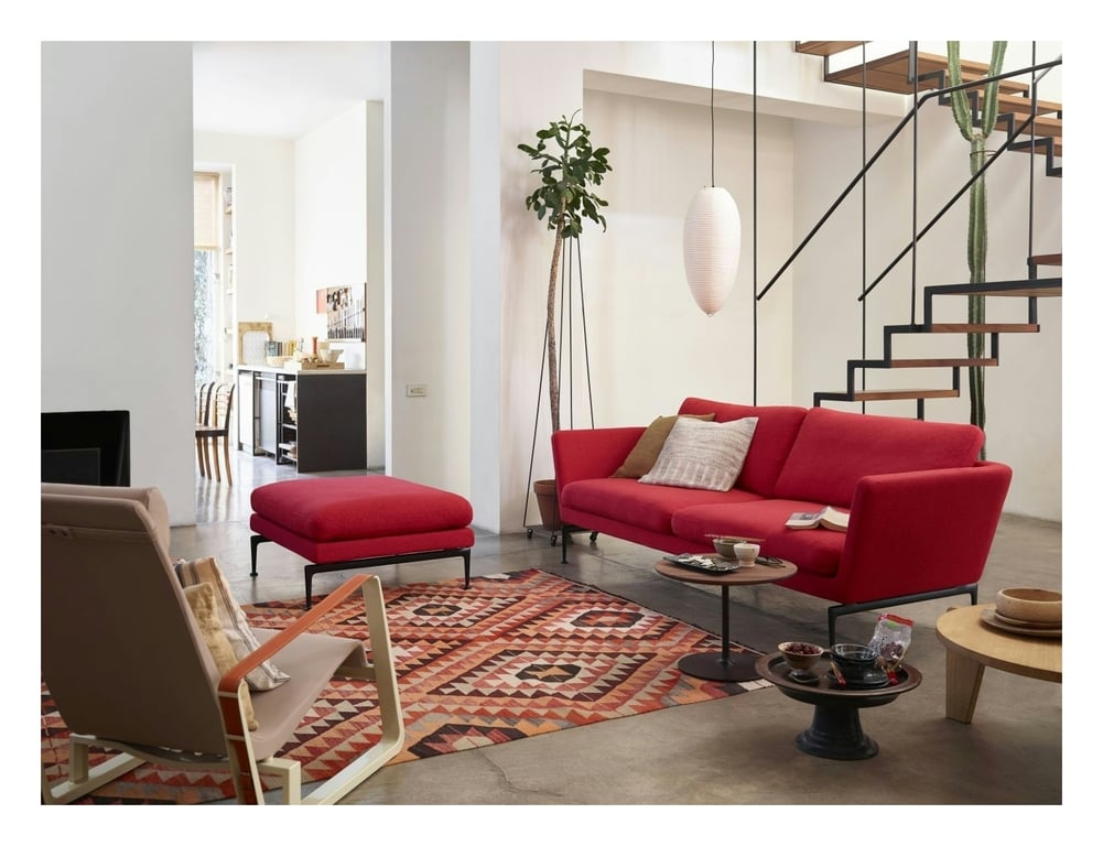 Produit similaire: Vitra Canapé 3 places Suita  - Aluminium poli - Olimpo atlantic - Coussin de dossier classique