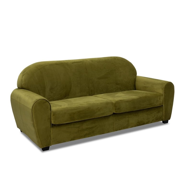 Produit similaire: Canapé fixe CLUB 3 places en velours vert anis