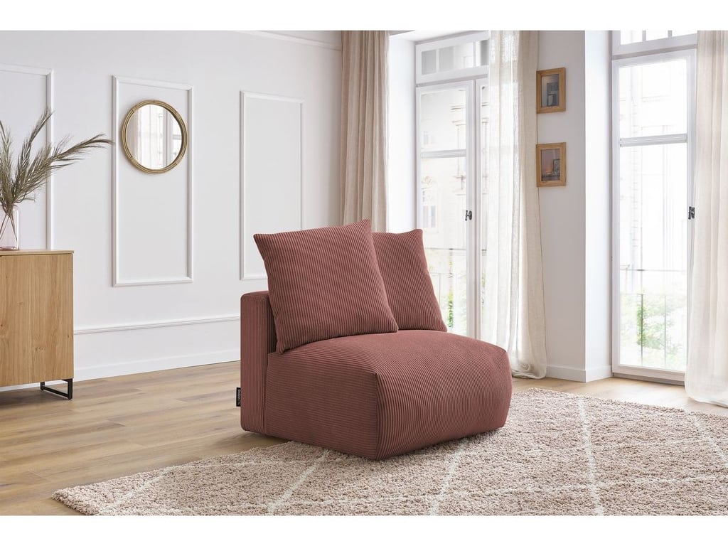 Produit similaire: Chauffeuse 1 place sans accoudoir pour canapé modulable VOLTAIRE rose BOBOCHIC 1 places