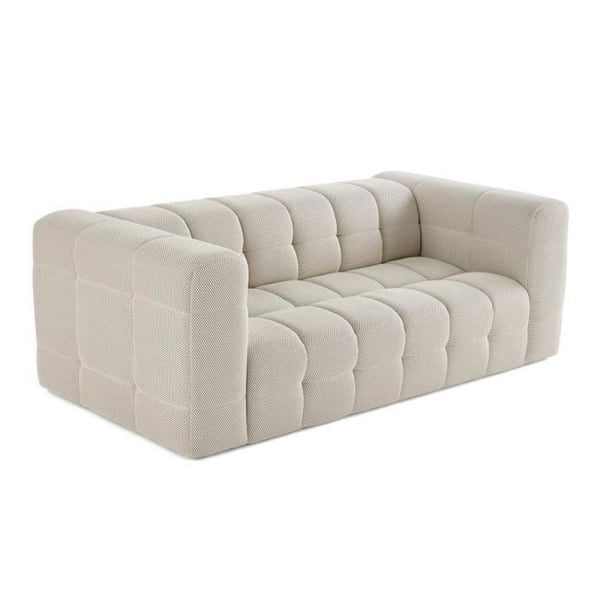 Suzano - Canapé 3 places tissu beige