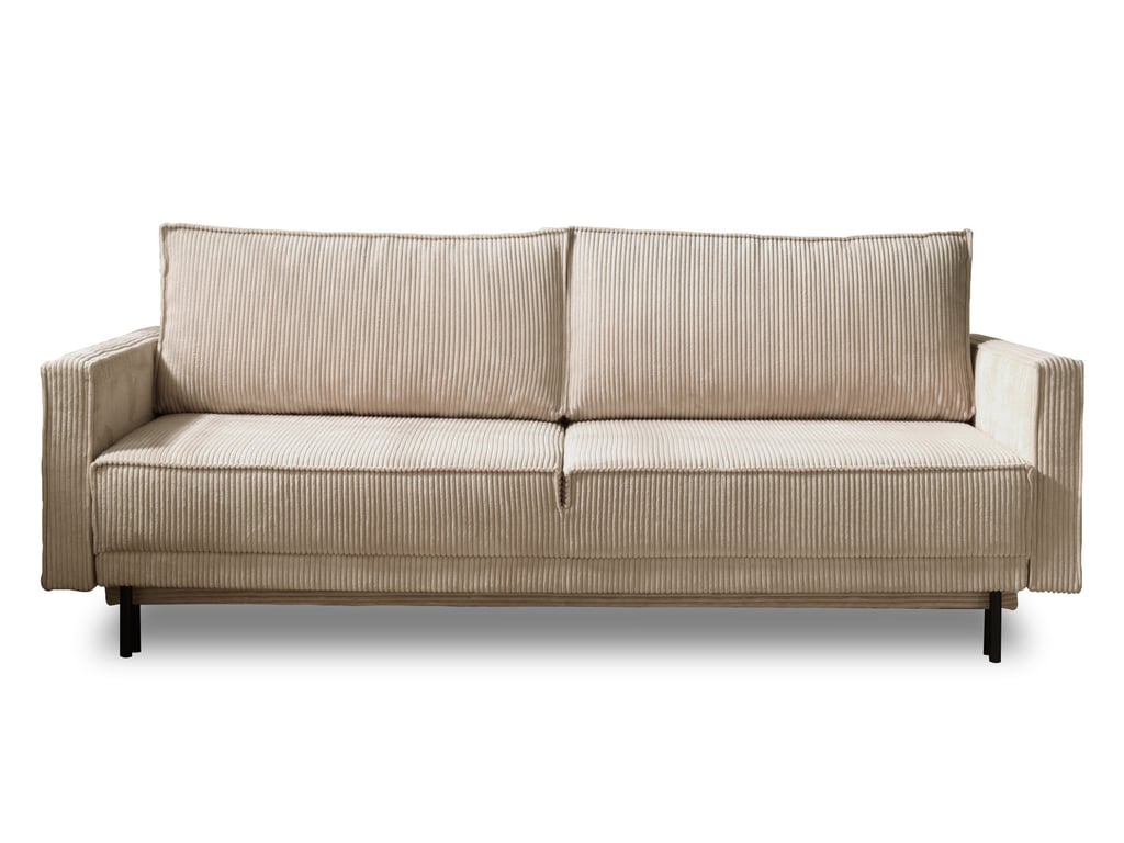 Produit similaire: Charlie - Canapé droit convertible 3 places Velours Beige