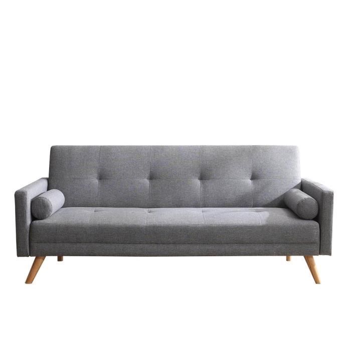 Produit similaire: Canapé scandinave convertible - WOODEN - Concept Usine - 3 places - Tissu - couleur Gris - scandinave